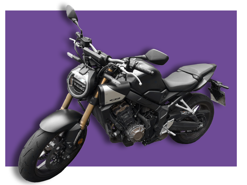 Eine Honda CB 650 F steht Euch bei dem Führerschein der Klasse A bei der Fahrschule Meyer in Hagen zur Verfügung