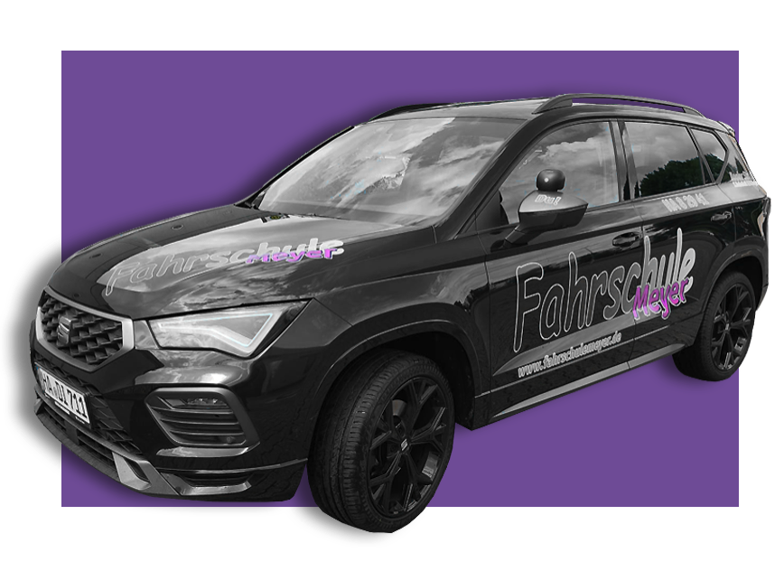Der SEat Ateca FR ist der Automatikwagen für die Fahrschüler in der Fahrschule Meyer in Hagen