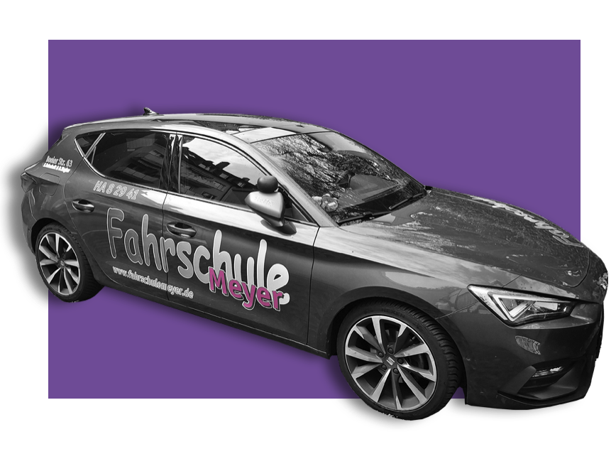 Stefanie Balscheits Fahrschulfahrezug für Schaltgetriebe ist ein Seat Leon FR